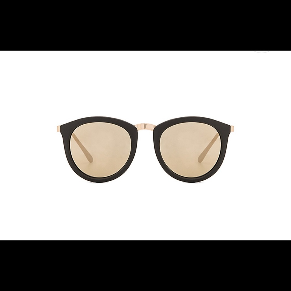 NO SMIRKING | MATTE BLACK-GOLD REVO MIRROR